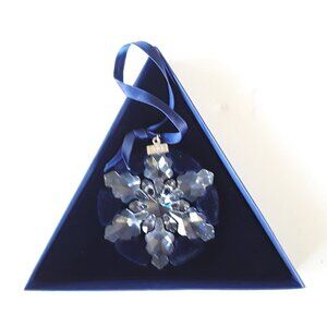 Swarovski 2008 Annual Crystal Snowflake/Star Holiday Ornament MIB